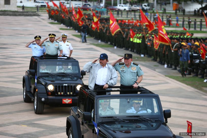 Desfile por el 37 Aniversario del Ejército de Nicaragua