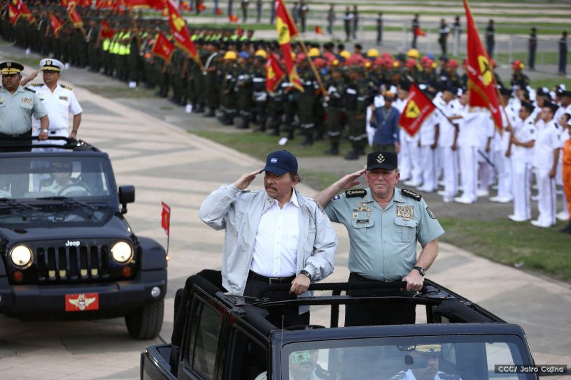 Desfile por el 37 Aniversario del Ejército de Nicaragua