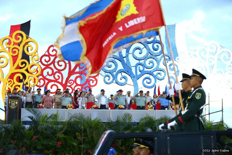 Desfile por el 37 Aniversario del Ejército de Nicaragua