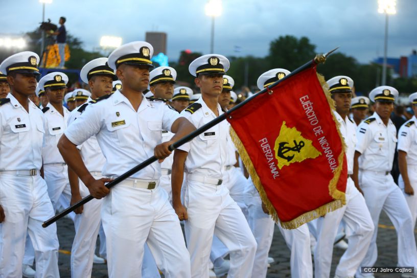 Desfile por el 37 Aniversario del Ejército de Nicaragua