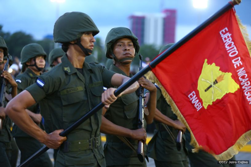 Desfile por el 37 Aniversario del Ejército de Nicaragua