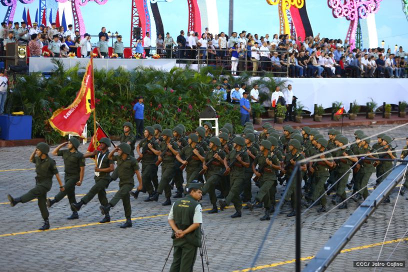 Desfile por el 37 Aniversario del Ejército de Nicaragua