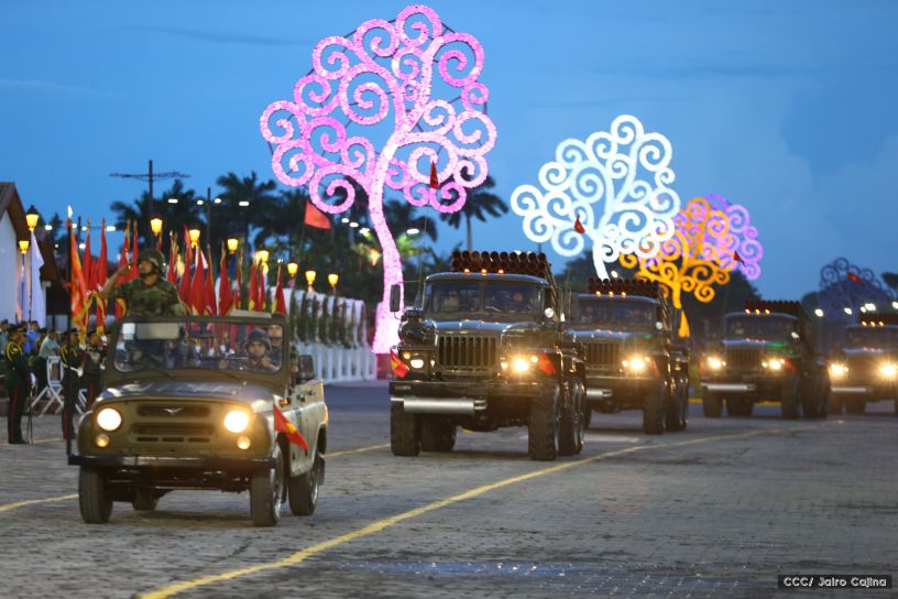 Desfile por el 37 Aniversario del Ejército de Nicaragua