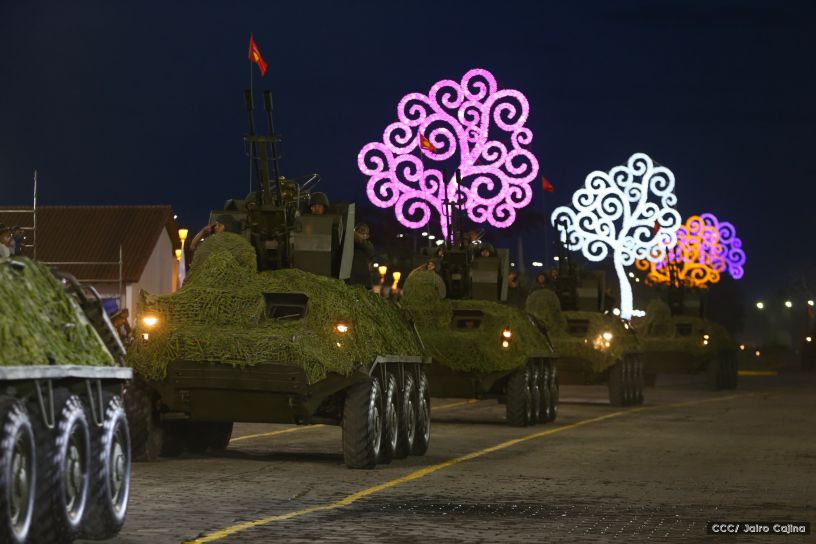 Desfile por el 37 Aniversario del Ejército de Nicaragua