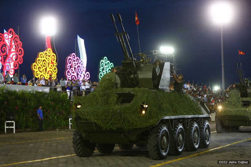 Desfile por el 37 Aniversario del Ejército de Nicaragua