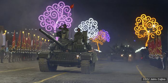 Desfile por el 37 Aniversario del Ejército de Nicaragua
