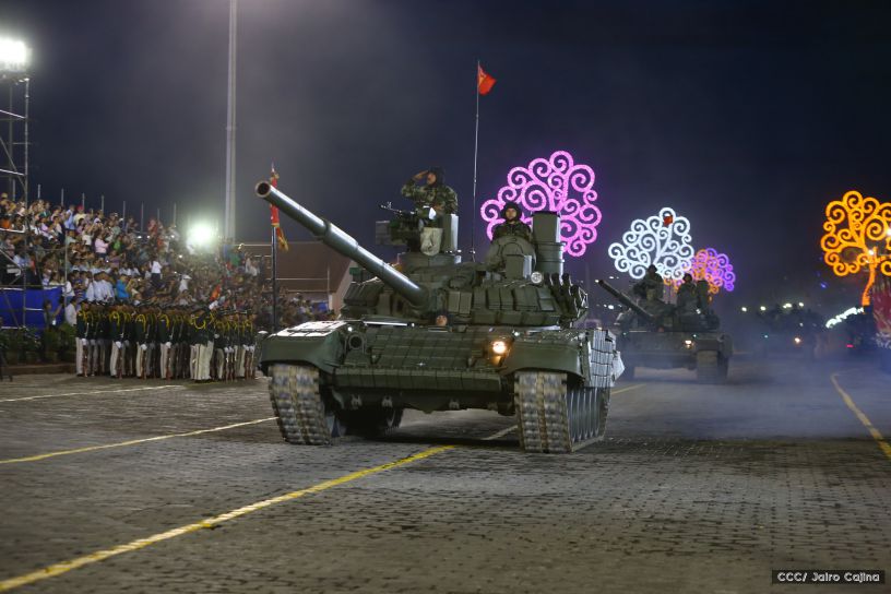 Desfile por el 37 Aniversario del Ejército de Nicaragua