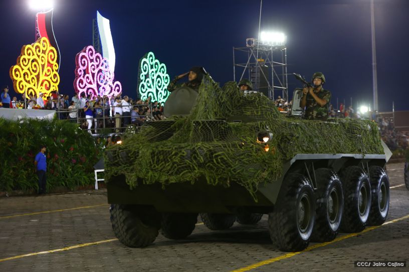 Desfile por el 37 Aniversario del Ejército de Nicaragua