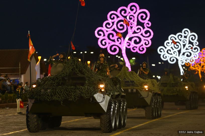 Desfile por el 37 Aniversario del Ejército de Nicaragua