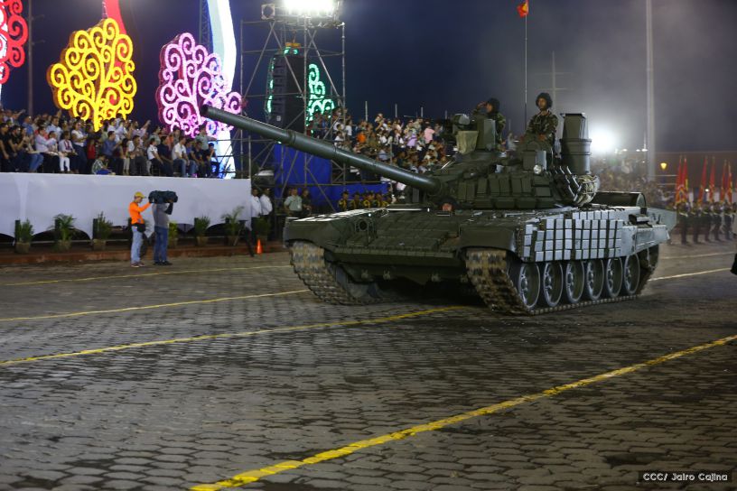 Desfile por el 37 Aniversario del Ejército de Nicaragua