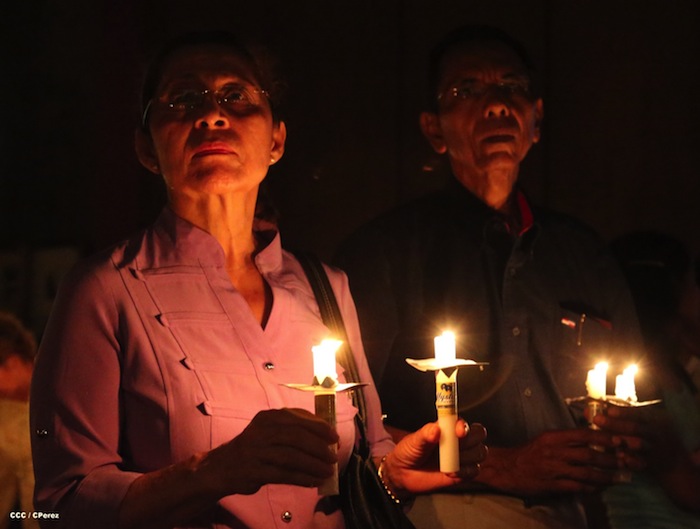 Misa Pascual en Catedral de Managua