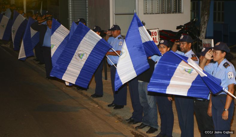 Compañero René Núñez recibido con honores en Peñas Blancas