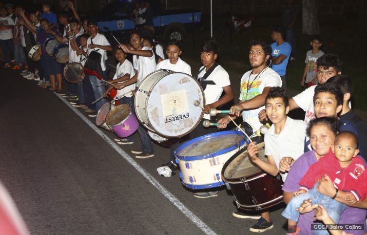 Compañero René Núñez recibido con honores en Peñas Blancas