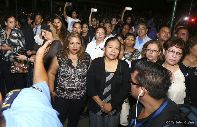 Compañero René Núñez recibido con honores en Peñas Blancas