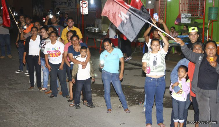 Compañero René Núñez recibido con honores en Peñas Blancas