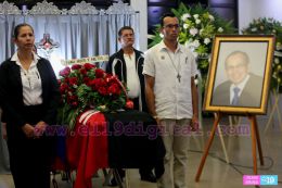 Vela de cuerpo presente del compañero René Núñez Téllez