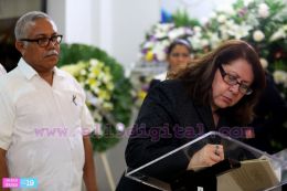 Vela de cuerpo presente del compañero René Núñez Téllez