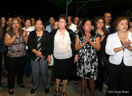 Vela de cuerpo presente del compañero René Núñez Téllez