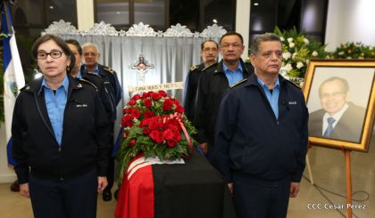 Vela de cuerpo presente del compañero René Núñez Téllez