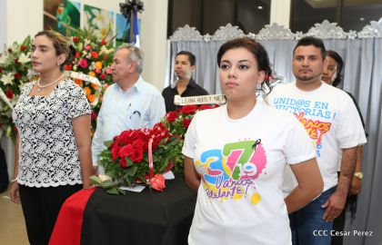 Vela de cuerpo presente del compañero René Núñez Téllez