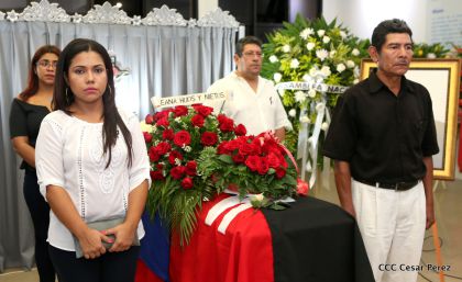 Vela de cuerpo presente del compañero René Núñez Téllez