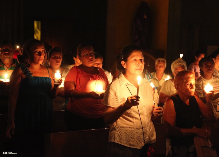 Misa Pascual en Catedral de Managua