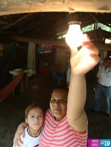 Electrificación en La Concepción, Chinandega