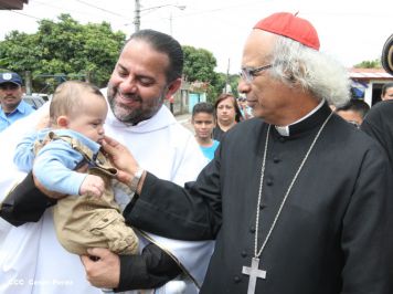 Eucaristía del Cardenal Leopoldo Brenes en Dolores, Carazo