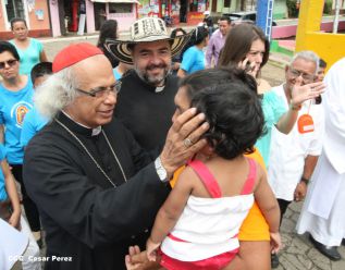 Eucaristía del Cardenal Leopoldo Brenes en Dolores, Carazo