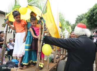 Eucaristía del Cardenal Leopoldo Brenes en Dolores, Carazo