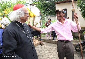 Eucaristía del Cardenal Leopoldo Brenes en Dolores, Carazo
