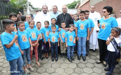 Eucaristía del Cardenal Leopoldo Brenes en Dolores, Carazo