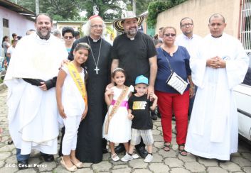 Eucaristía del Cardenal Leopoldo Brenes en Dolores, Carazo