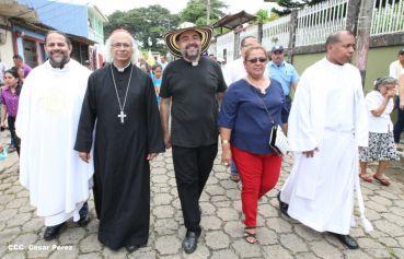 Eucaristía del Cardenal Leopoldo Brenes en Dolores, Carazo