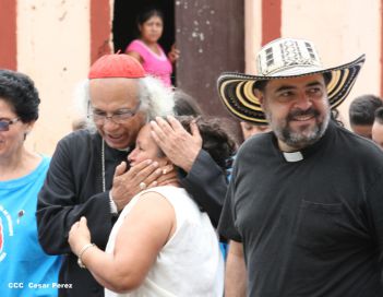 Eucaristía del Cardenal Leopoldo Brenes en Dolores, Carazo