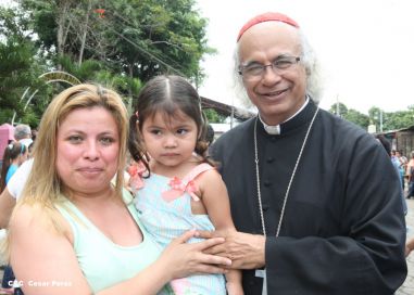 Eucaristía del Cardenal Leopoldo Brenes en Dolores, Carazo
