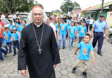 Eucaristía del Cardenal Leopoldo Brenes en Dolores, Carazo