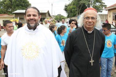 Eucaristía del Cardenal Leopoldo Brenes en Dolores, Carazo