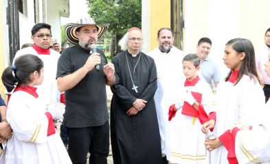 Eucaristía del Cardenal Leopoldo Brenes en Dolores, Carazo