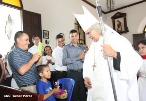 Eucaristía del Cardenal Leopoldo Brenes en Dolores, Carazo