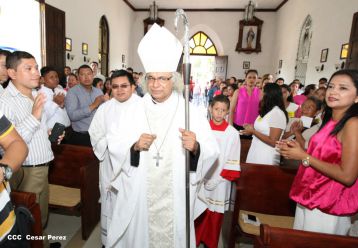 Eucaristía del Cardenal Leopoldo Brenes en Dolores, Carazo