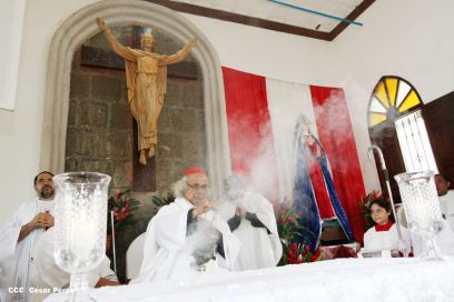 Eucaristía del Cardenal Leopoldo Brenes en Dolores, Carazo