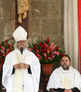 Eucaristía del Cardenal Leopoldo Brenes en Dolores, Carazo
