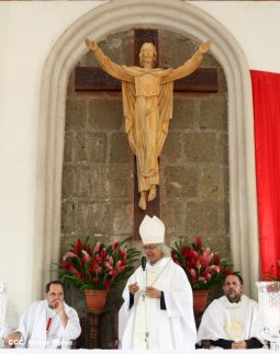 Eucaristía del Cardenal Leopoldo Brenes en Dolores, Carazo
