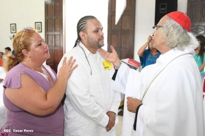 Eucaristía del Cardenal Leopoldo Brenes en Dolores, Carazo