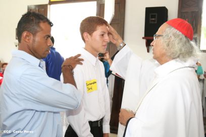 Eucaristía del Cardenal Leopoldo Brenes en Dolores, Carazo