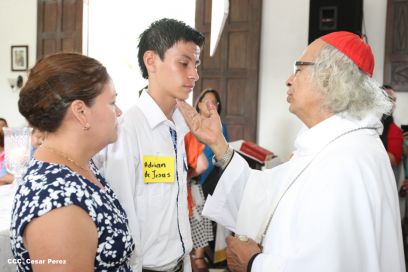 Eucaristía del Cardenal Leopoldo Brenes en Dolores, Carazo