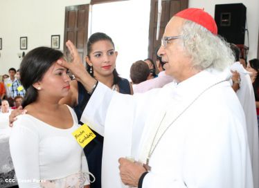 Eucaristía del Cardenal Leopoldo Brenes en Dolores, Carazo