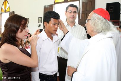 Eucaristía del Cardenal Leopoldo Brenes en Dolores, Carazo