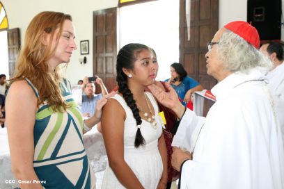 Eucaristía del Cardenal Leopoldo Brenes en Dolores, Carazo